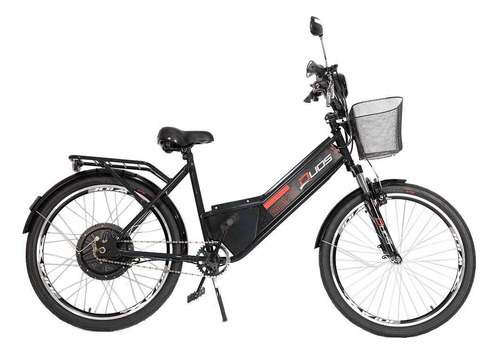 Bicicleta Elétrica - Confort - 800w - Preta - Duos Bikes