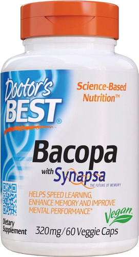 Bacopa Con Sinapsa 320 Mg Doctor's Best 60 Cápsulas