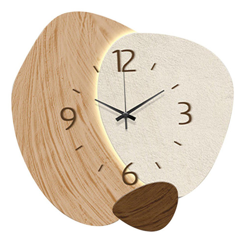 Dsv Reloj De Pared Silencioso, Reloj De Pared Para Marrón