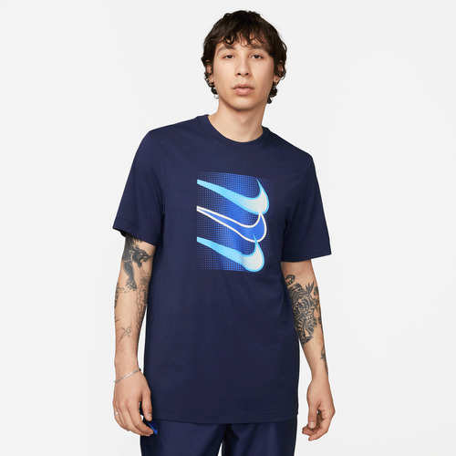 Remera Para Hombre Nike Sportswear Azul