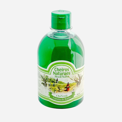 Imagem 1 de 1 de Espuma De Banho Cheiros Naturaes Chá Verde 380ml