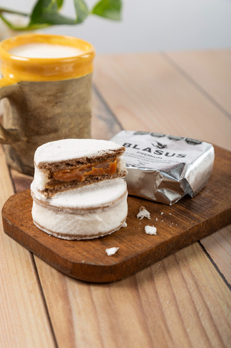 Alfajor Premium Blasus Dulce De Leche C/merengue 6un 450g