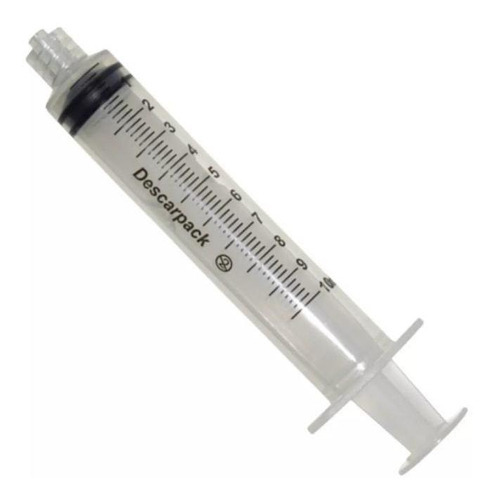 Caixa Com 100 Seringas 10ml Descartável Sem Agulha