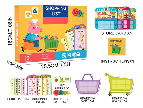 Juego De Combinación De Juegos De Compras, Juguetes Y Sets D