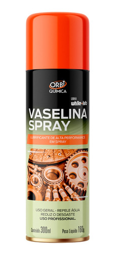 Vaselina Spray Lubrificante Anti Ferrugem 300ml