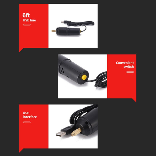Mini Taladro Eléctrico De Resina Con Taladros De 10 Piezas