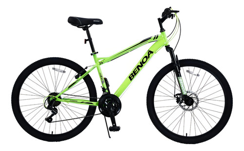 Bicicleta Benoá G26k0912 Verde Aro 26 Freio V-brake Tamanho Do Quadro 26