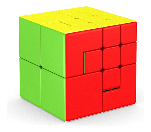 Yealvin Tteres Cubo 3x3 Pegatinas Vendadas Magic Speed Cube