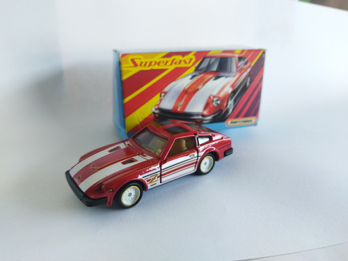 Matchbox Super Fast 82 Datsun 280zx Rojo Llantas Goma 1/64