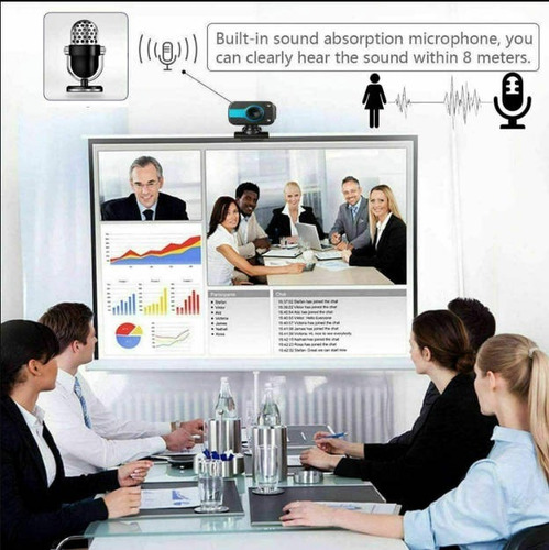 Cámara Web Para Computadora De Hd Con Enfoque Automático