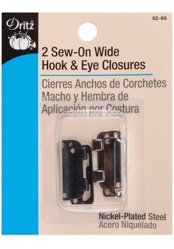 Dritz Coser En 1 Amplia Hook & Ojo Cierres Pant, Falda, Sla