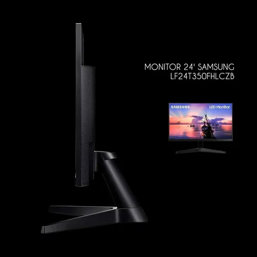 Monitor Samsung 24 Pulgadas Lf24t350fhlczb Gamer