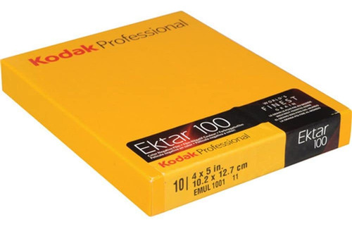 Filme Colorido Kodak Ektar 100 - Formato 4x5 - 10 Folhas