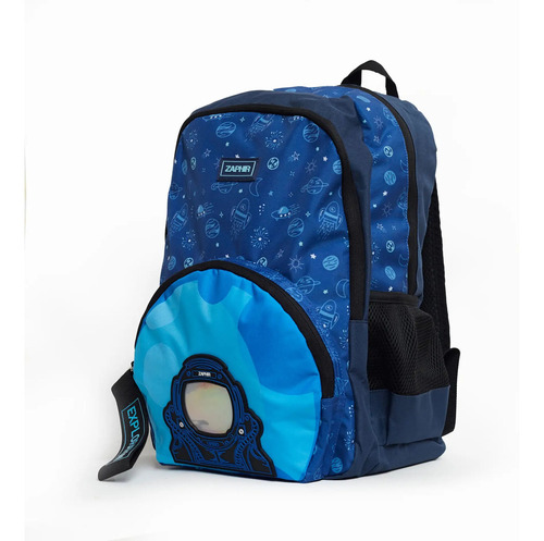Mochilas Para Nenes Astronautas Espacio Zaphir Esjd24 Color Azul