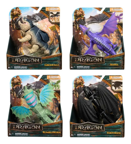 Como Entrenar A Tu Dragón Live Action Articulado Surtido