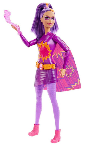  Barbie Muñeca Súper Princesa Atuendo, Color Púrpura