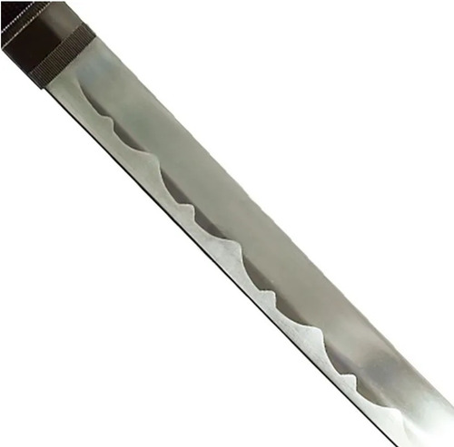 Espada Katana Tamanho Real Dragão Esculpido Bainha Aço 440c