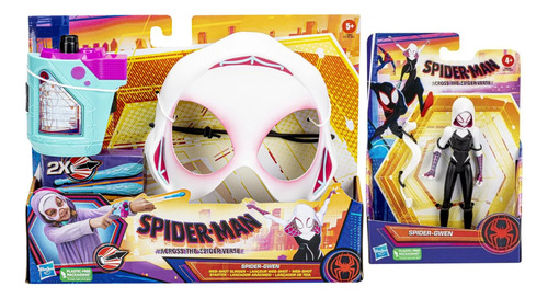 Set Mascara Ghost Spider Niña Y Muñeca Spider Gwen Hasbro