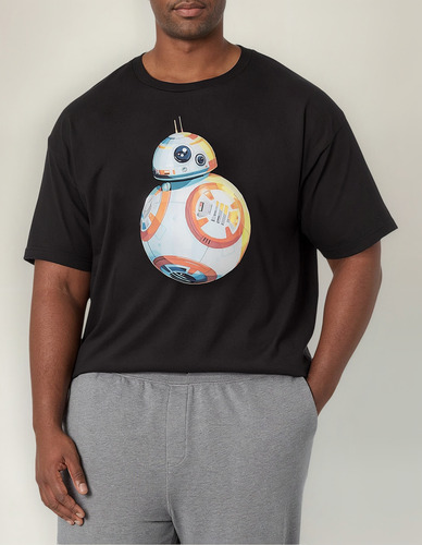 Star Wars & Tall Force Awakens Multi Bb8 - Playera De Manga
