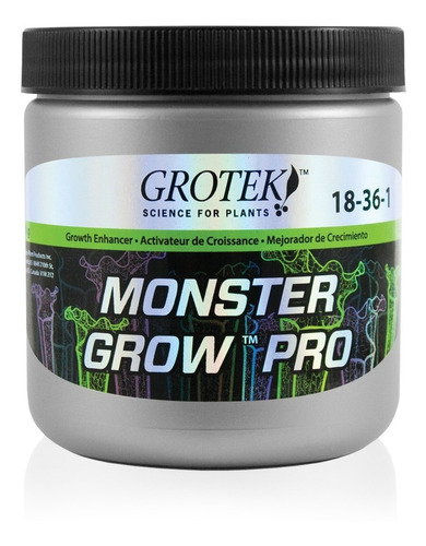 Grotek Monster Grow Pro 500gr Optimiza Crecimiento Valhalla