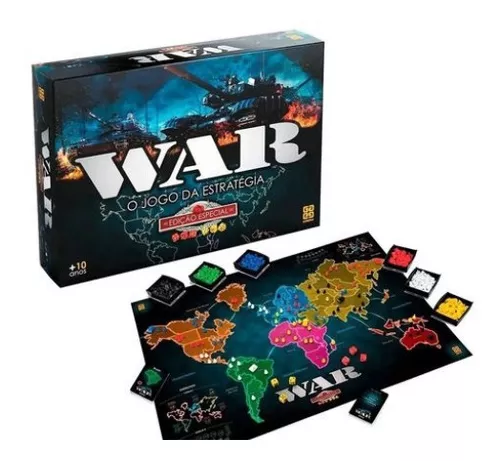 Brinquedo Jogo De Estrategia War Especial Grow Novo