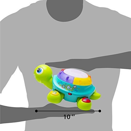Tortuga Musical Con Luz Para Bebe Estimula El Gateo De Abs
