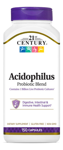 21st Century Acidophilus Probiotic Blend Capsules, 150 Count