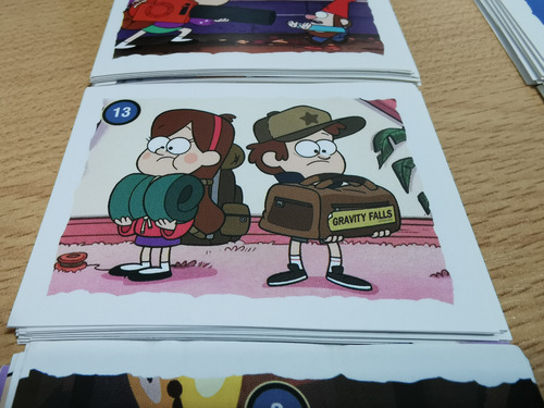 Figuritas Gravity Falls 200 A Eleccion Completa Tu Album Gravity Falls Dipper Mabel (Usado)