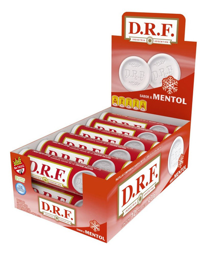 Drf Pastillas Mentol 23gr X 12un - Compañía De Golosinas