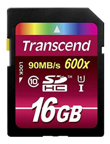 Cartão Sd 16gb Transcend Ultimate De 90mb/s