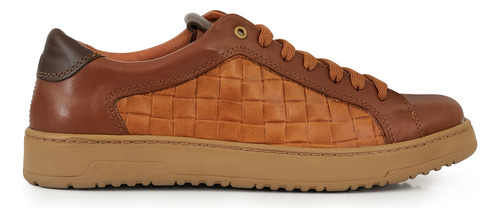 Zapatilla Hombre Cuero Urbana Sneakers Vestir Briganti Faber