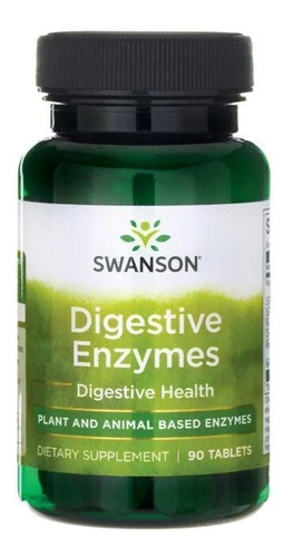 Swanson Enzimas Digestivas 90 Cap Refuerza La Salud Digestiv