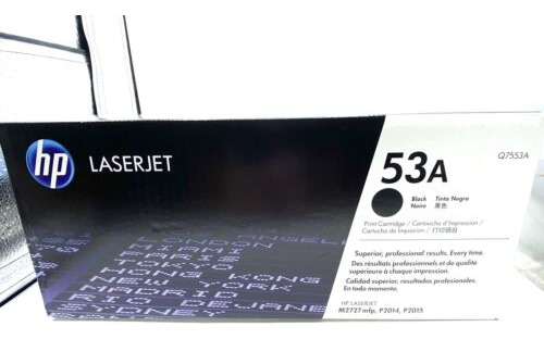 New Hp 53a Q7553a Oem Genuine Black Laserjet Toner Print C