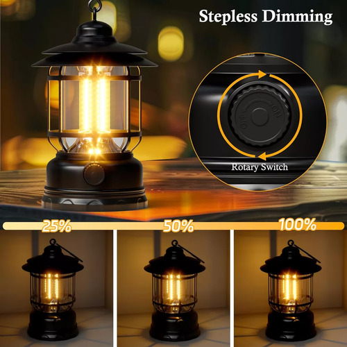 Pesca Camping Picnic Retro Camping Luces Led