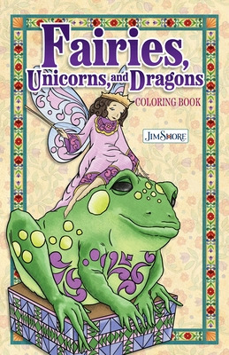 Libro Jim Shore Fairies, Unicorns & Dragons Coloring Book...