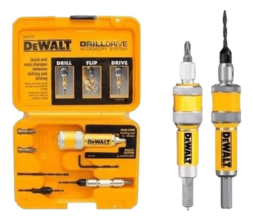 Juego Set Kit 8 Pcs Para Atornillar Y Perforar Dewalt Dw2730