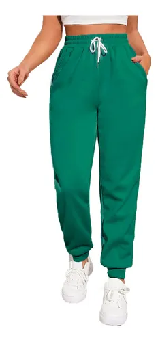 Pantalon Jogger Mujer Verde