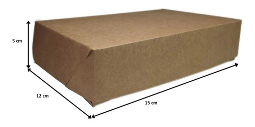 Imagem 2 de 3 de Caixa De Presente Kraft C/20 Unidades 15x12,5x5 - Para Lojas