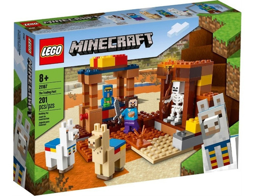 Lego Minecraft - O Posto Comercial 201 Peças - 21167