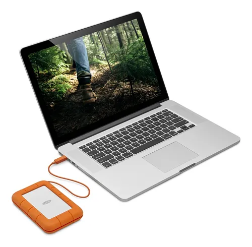 Disco Externo Lacie 5tb Usb-c 130mbs Rugged Naranjo