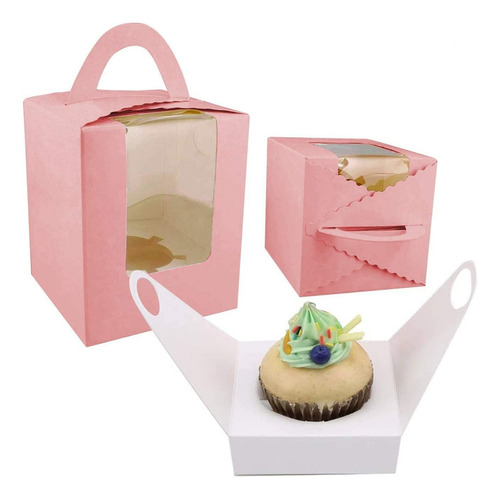 25pcs Cajas De Magdalenas For Muffins Kekitos, Panquecitos