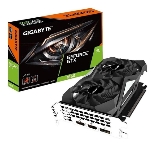 Imagem 1 de 2 de Placa de vídeo Nvidia Gigabyte GeForce GTX 16 Series GTX 1650 GV-N1650OC-4GD OC Edition 4GB