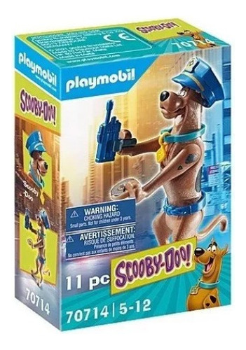 Figura Para Armar Playmobil Scooby-doo! Policía 11 Piezas 3+
