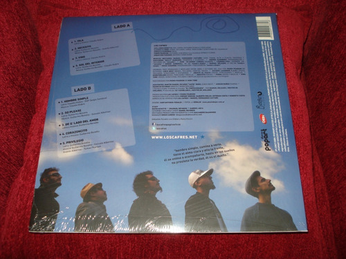 Vinilo Los Cafres / Hombre Simple (nuevo Y Sellado)