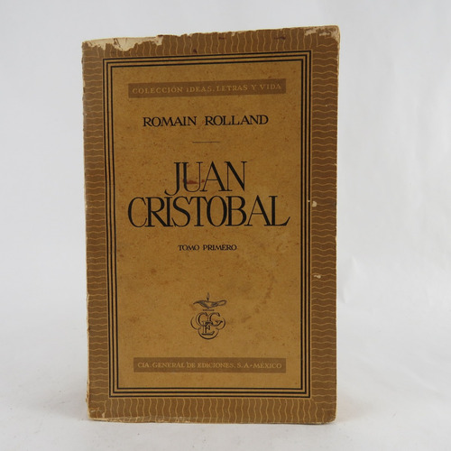 L8580 Romain Rolland -- Juan Cristobal Tomo Primero