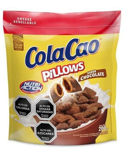 Cereales Pillows Chocolate Cola Cao 200g