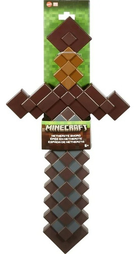 Mattel Espada Netherite De Minecraft De Tamaño Natural