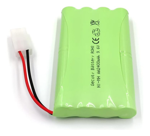 Tamiya Plug Nimh 2400mah Batería Aa Recargable Con Cable De