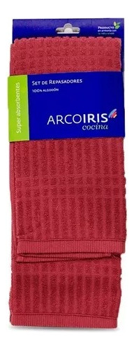 Repasadores Arco Iris Mint 100% Algodon Pack X2 Unidades