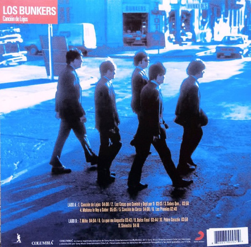 Imagen 2 de 5 de Los Bunkers Canción De Lejos Vinilo Nuevo Musicovinyl
